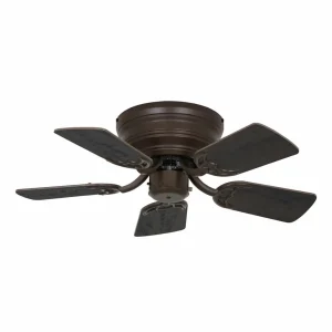 CasaFan Ventilateur de plafond Classic Flat III bronze Ø 75 cm^ Ventilateurs