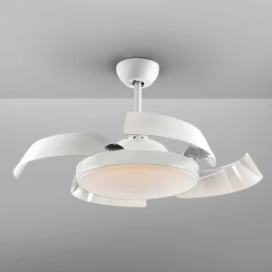 Schuller Valencia Ventilateur de plafond Enzo LED, dim, CCT, blanc^ Ventilateurs
