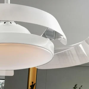 Schuller Valencia Ventilateur de plafond Enzo LED, dim, CCT, blanc^ Ventilateurs