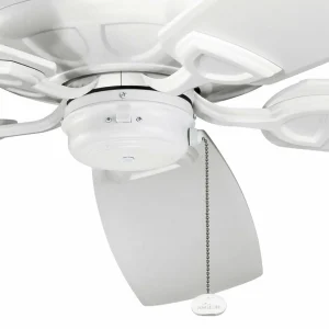 KICHLER Ventilateur de plafond Kevlar 60 IP44, blanc, Ø 152 cm^ Ventilateurs