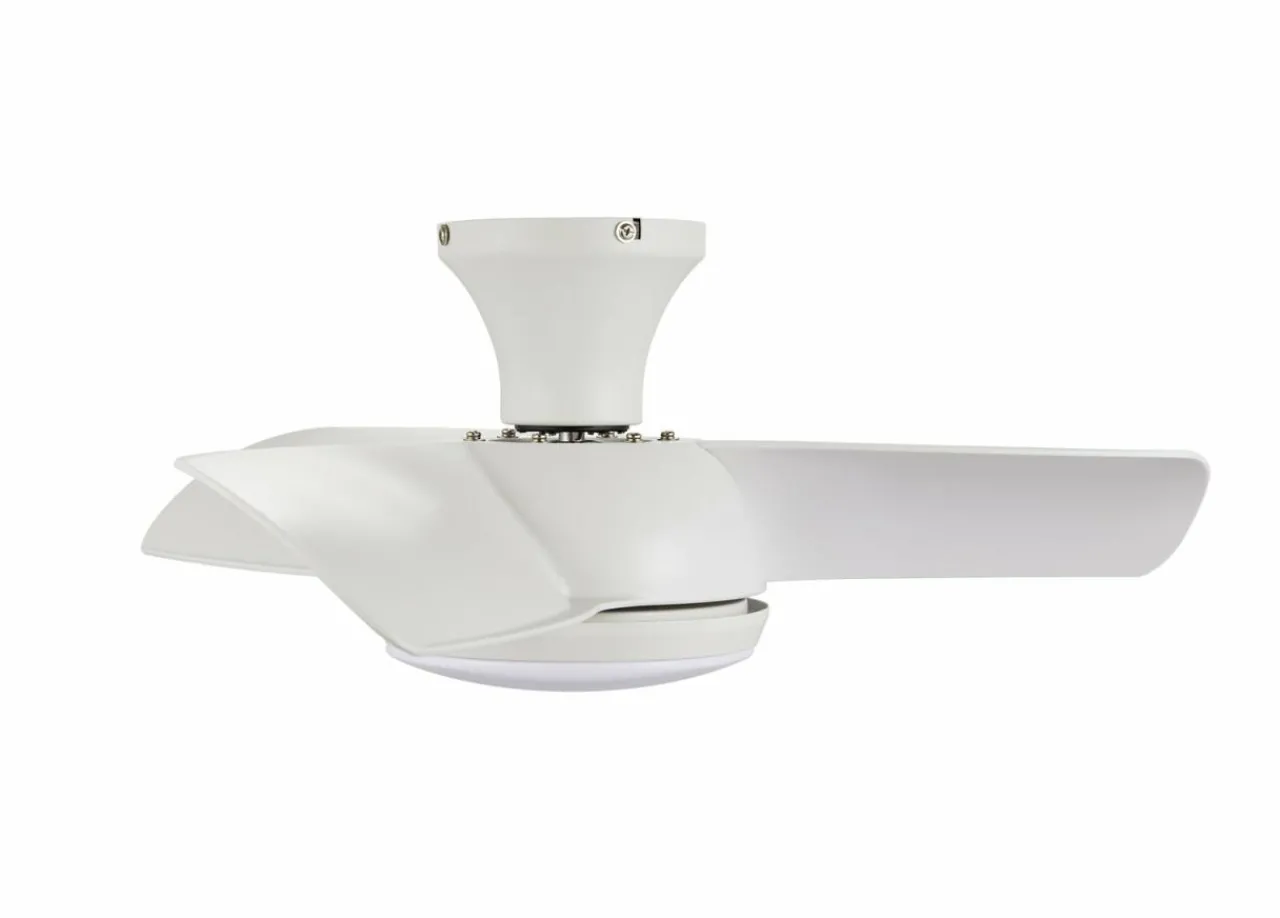 Beacon Lighting Ventilateur de plafond LED Beacon Syros moteur DC silencieux 78 cm CCT^ Ventilateurs