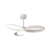 Mantra Iluminación Ventilateur de plafond LED Infinity, blanc, DC silencieux Ø 93 cm CCT^ Ventilateurs
