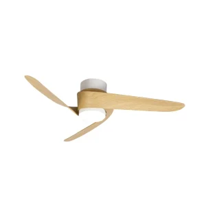 Mantra Iluminación Ventilateur de plafond LED Island décor bois DC silencieux Ø 102 cm CCT^ Ventilateurs