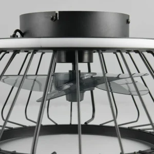 Reality Leuchten Ventilateur de plafond LED Karlsborg, silencieux, Ø 50 cm, CCT,^ Ventilateurs