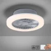 JUST LIGHT. Ventilateur de plafond LED Leonard Ø50cm, interrupteur de série^ Ventilateurs
