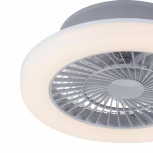 JUST LIGHT. Ventilateur de plafond LED Leonard Ø50cm, interrupteur de série^ Ventilateurs