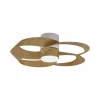 Mantra Iluminación Ventilateur de plafond LED Rose bois Moteur DC silencieux Ø 65 cm CCT^ Ventilateurs