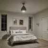 KICHLER Ventilateur de plafond LED Terna nickel/crème^ Ventilateurs