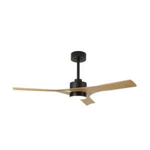 Mantra Iluminación Ventilateur de plafond LED Thai bois Moteur DC silencieux Ø 122 cm CCT^ Ventilateurs