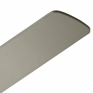 KICHLER Ventilateur de plafond LED Zeus à trois pales, nickel brossé^ Ventilateurs