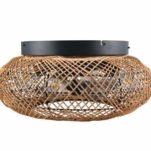 Reality Leuchten Ventilateur de plafond Lillesand avec lumière, silencieux, Ø 50 cm, télécommande^ Ventilateurs