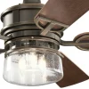 KICHLER Ventilateur de plafond Lyndon, IP23^ Ventilateurs