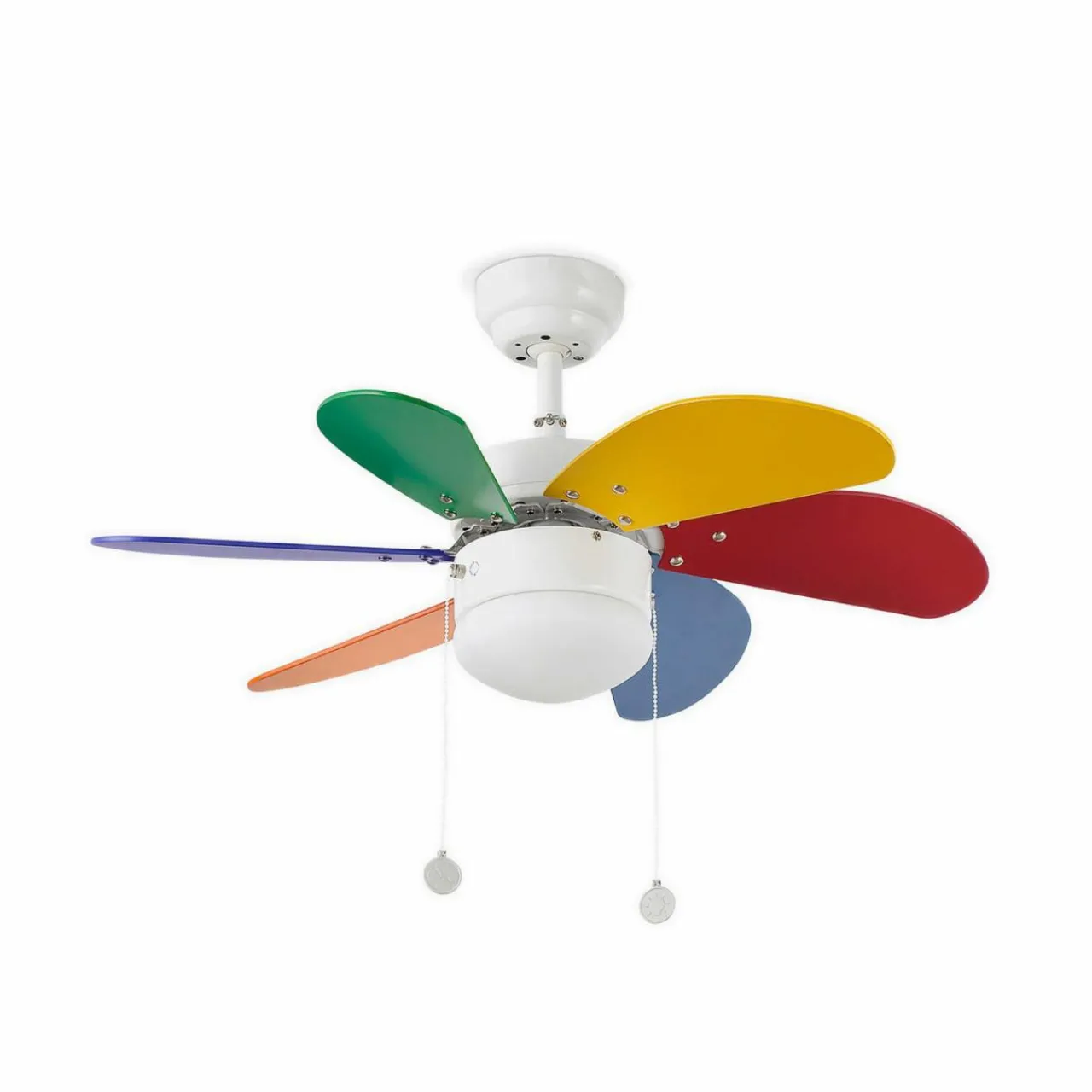 FARO BARCELONA Ventilateur de plafond Palao lampe, multicolore^ Ventilateurs