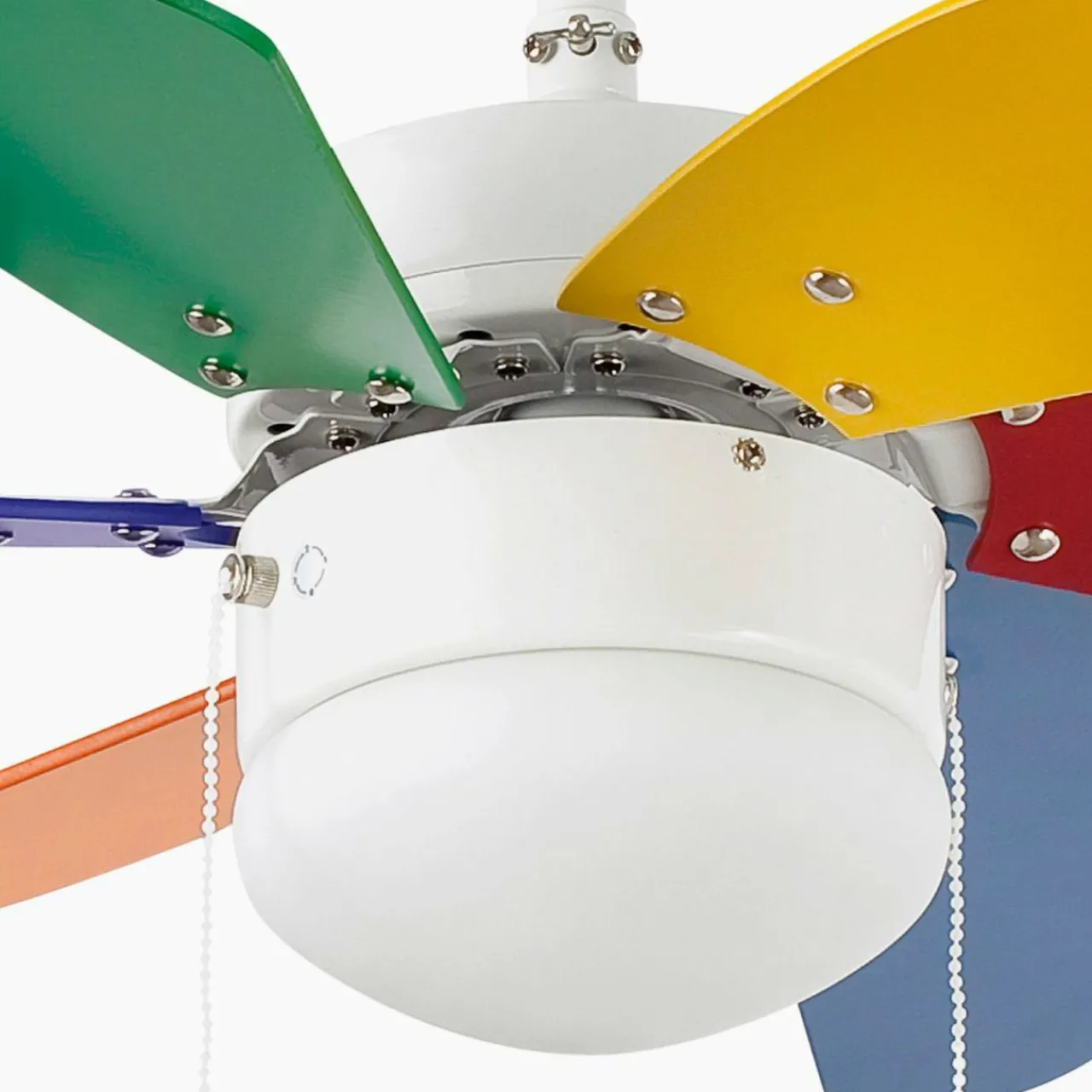 FARO BARCELONA Ventilateur de plafond Palao lampe, multicolore^ Ventilateurs