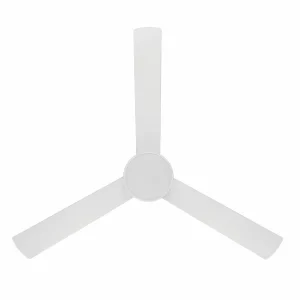 EGLO Ventilateur de plafond Sesimbra, LED, blanc, CCT, télécommande^ Ventilateurs