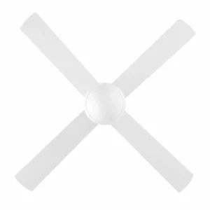 EGLO Ventilateur de plafond Varadero, E27, blanc, télécommande^ Ventilateurs