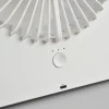 Reality Leuchten Ventilateur de table à batterie Breezy, blanc, silencieux^ Ventilateurs