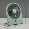 Reality Leuchten Ventilateur de table à batterie Breezy, vert pistache, silencieux^ Ventilateurs