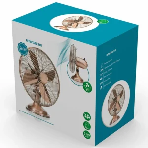 Tristar Ventilateur de table VE5970 cuivre brillant^ Ventilateurs