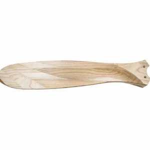 CasaFan Ventilateur Eco Genuino 122 chromé/bois clair^ Ventilateurs