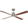 CasaFan Ventilateur plafond Eco Concept 152cm chromé/bois^ Ventilateurs