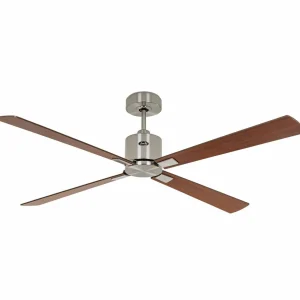 CasaFan Ventilateur plafond Eco Concept 152cm chromé/bois^ Ventilateurs