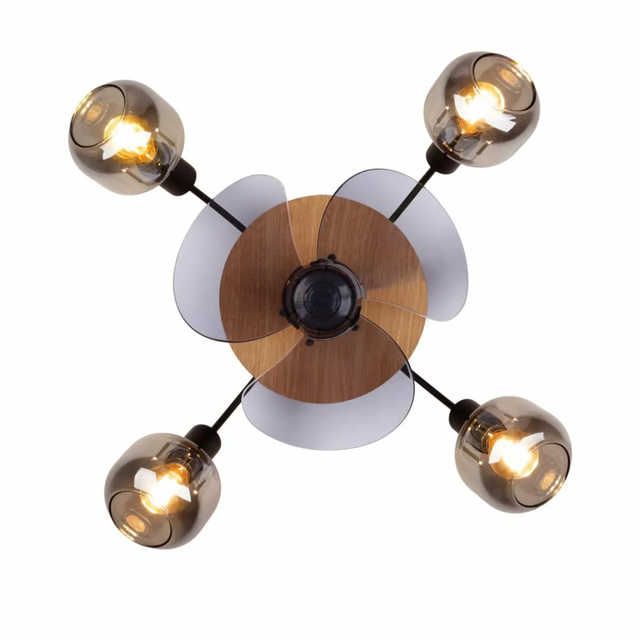 ventilateur_plafond_fumoso__lampes_verre_fum_e_2.webp Näve Ventilateur plafond Fumoso 4 lampes verre fumé E14^ Ventilateurs