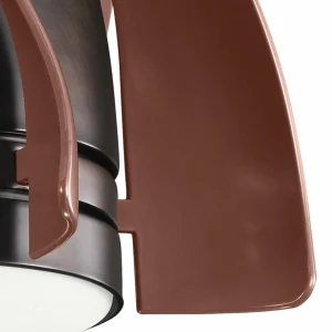 KICHLER Ventilateur plafond LED Terna bronze huilé/brossé^ Ventilateurs