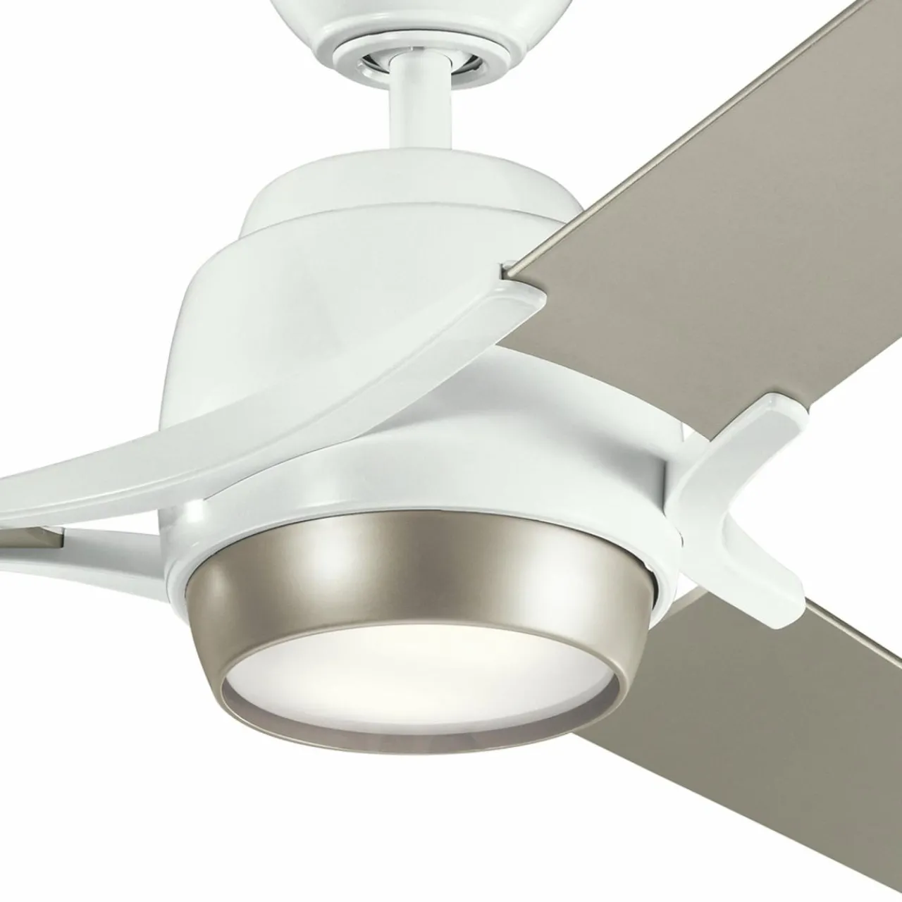 ventilateur_plafond_led_zeus__pales_blancargent_4.webp KICHLER Ventilateur plafond LED Zeus 3 pales blanc-argenté^ Ventilateurs