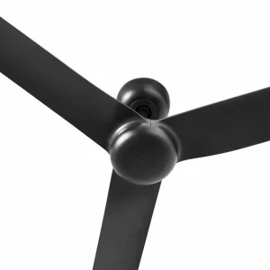 FARO BARCELONA Ventilateur plafond Point M, DC, 3 pales, noir^ Ventilateurs