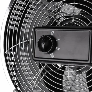 Reality Leuchten Ventilateur sur pied Tromsö, trépied en bois^ Ventilateurs