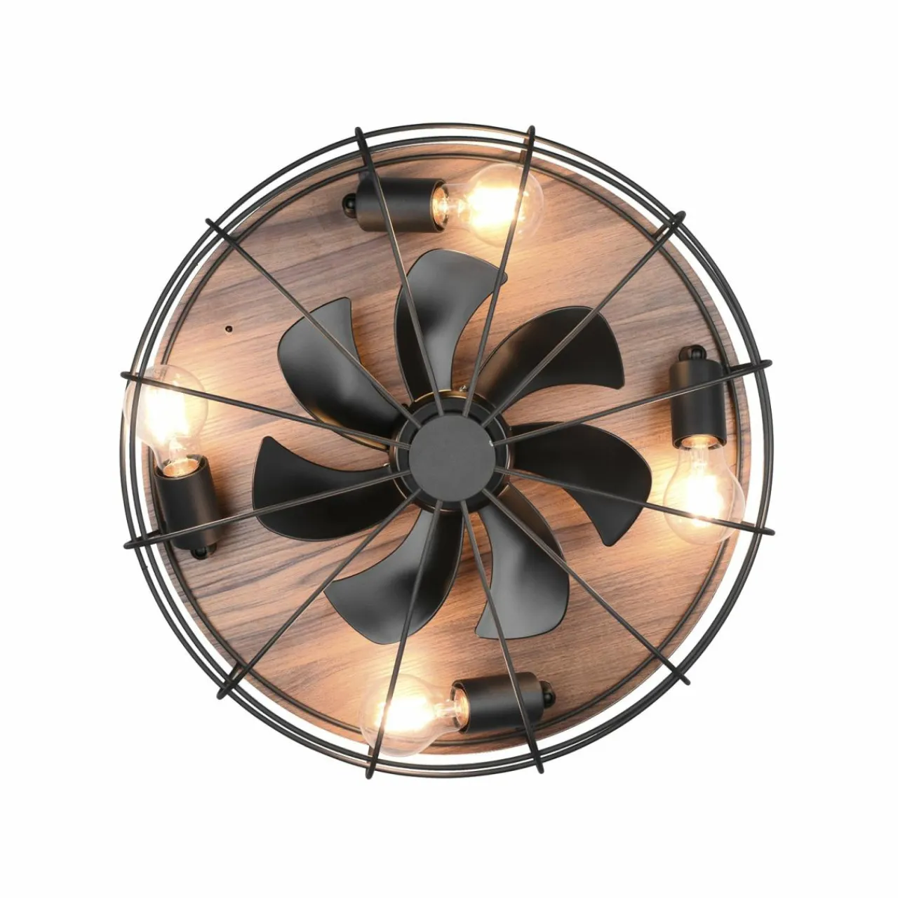 ventilateur_trondheim_tlcommande_xe_bois_3.webp Reality Leuchten Ventilateur Trondheim, télécommande, 4xE27, bois^ Ventilateurs