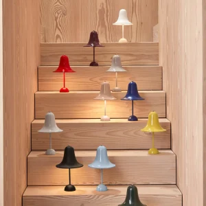 Verpan Pantop portable lampe LED, bleu mat^ Lampes Décoratives