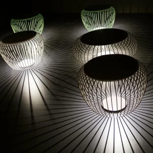Vibia Meridiano 4710 lampe ext., Ø 64 cm, crème^ Lampes Décoratives