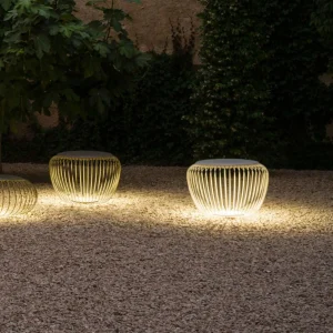 Vibia Meridiano 4710 lampe ext., Ø 64 cm, crème^ Lampes Décoratives