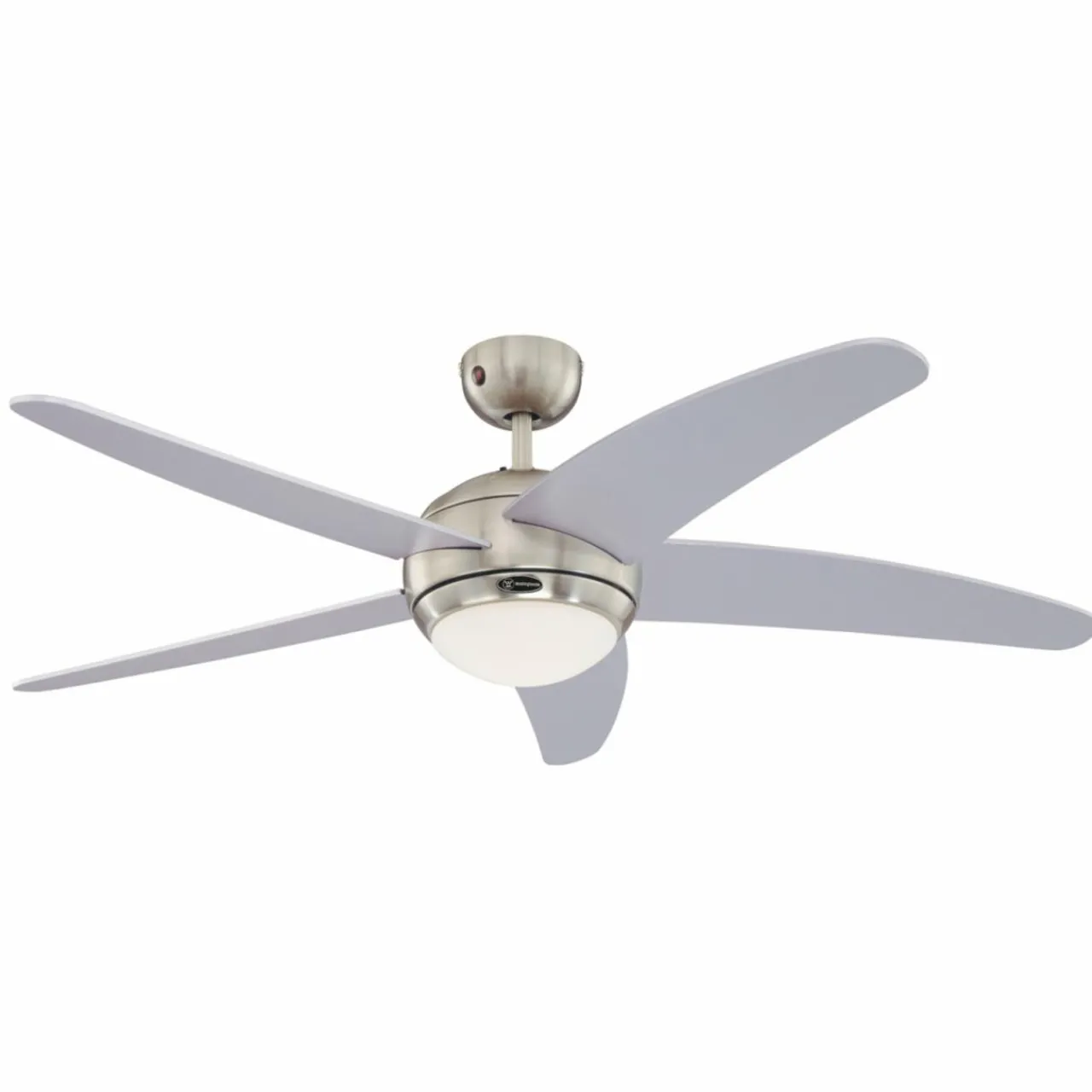 westinghouse_bendan_ventilateur_luminaire_argent_1.webp Westinghouse Bendan ventilateur luminaire, argenté^ Ventilateurs
