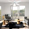 Westinghouse Capitol ventilateur, blanc-hêtre^ Ventilateurs