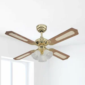 Westinghouse Princess Trio ventilateur bois 105 cm^ Ventilateurs