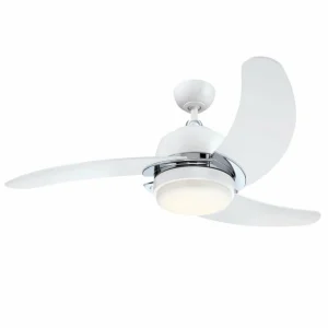 Westinghouse Simone ventilateur à LED, blanc^ Ventilateurs