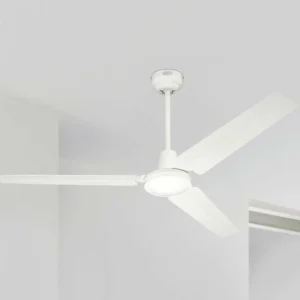 Westinghouse Ventilateur de plafond Industrial blanc silencieux Ø 142 cm^ Ventilateurs