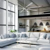 Westinghouse Widespan ventilateur plafond, nickel^ Ventilateurs