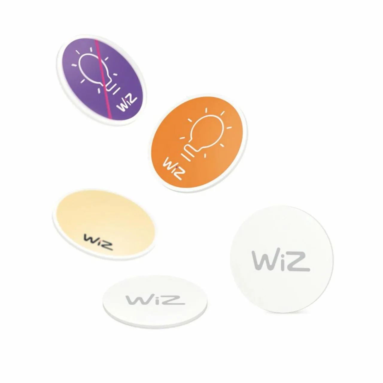 WiZ NFC tag, autocollant, autonome, lot de 4^ Ponts De Connexion