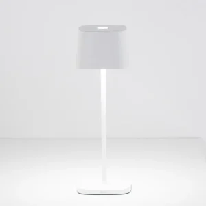 Zafferano Ofelia 3K lampe à poser rechargeable IP65 blanc^ Lampes Décoratives
