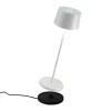 Zafferano Olivia 3K lampe à poser rechargeable IP65 blanc^ Lampes Décoratives
