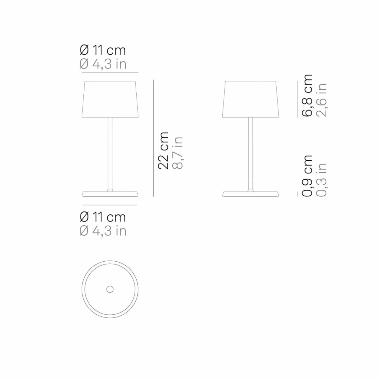 zafferano_olivia_mini_k_lampe_de_table_rechargeable_orange_1.webp Zafferano Olivia mini 3K lampe de table rechargeable orange^ Lampes Décoratives