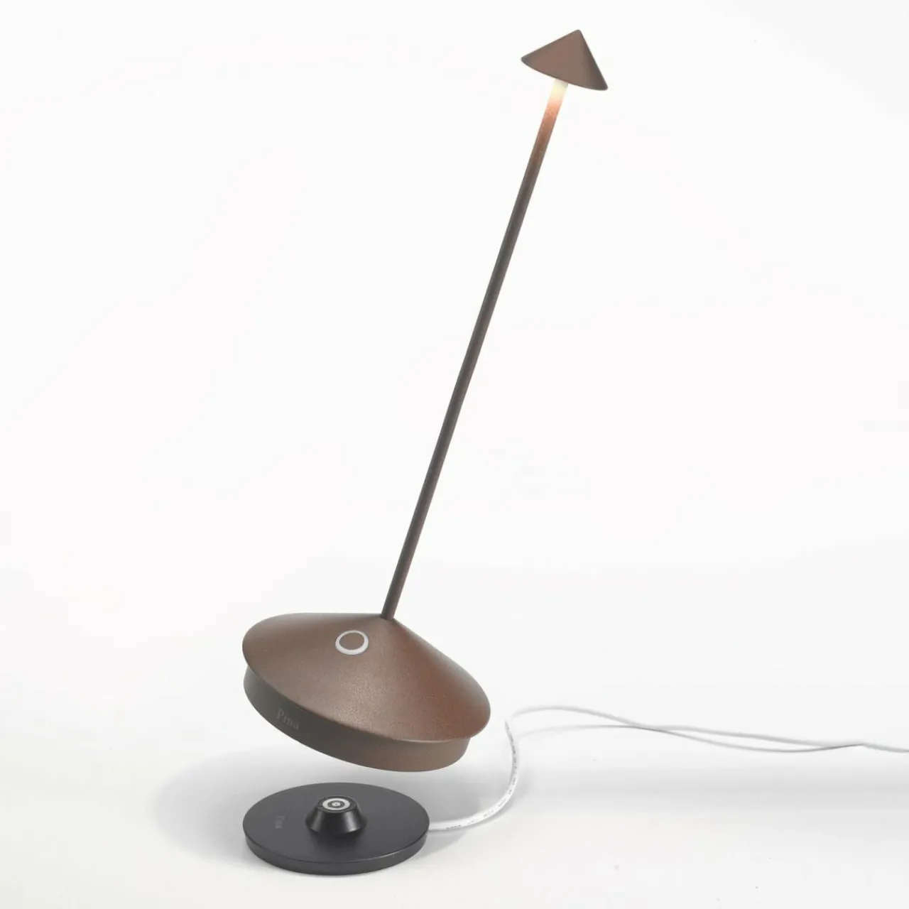 Zafferano Pina 3K lampe à poser rechargeable IP54 corten^ Lampes Décoratives
