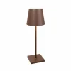 Zafferano Poldina L Desk lampe IP54 corten^ Lampes Décoratives