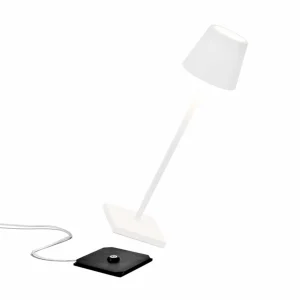 Zafferano Poldina micro luminaire rechargeable, IP65 blanc^ Luminaires De Terrasse | Lampes Décoratives
