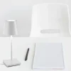 Zafferano Poldina mini lampe batterie IP65 blanc^ Lampes Décoratives