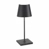 Zafferano Poldina mini lampe batterie IP65 gris^ Lampes Décoratives